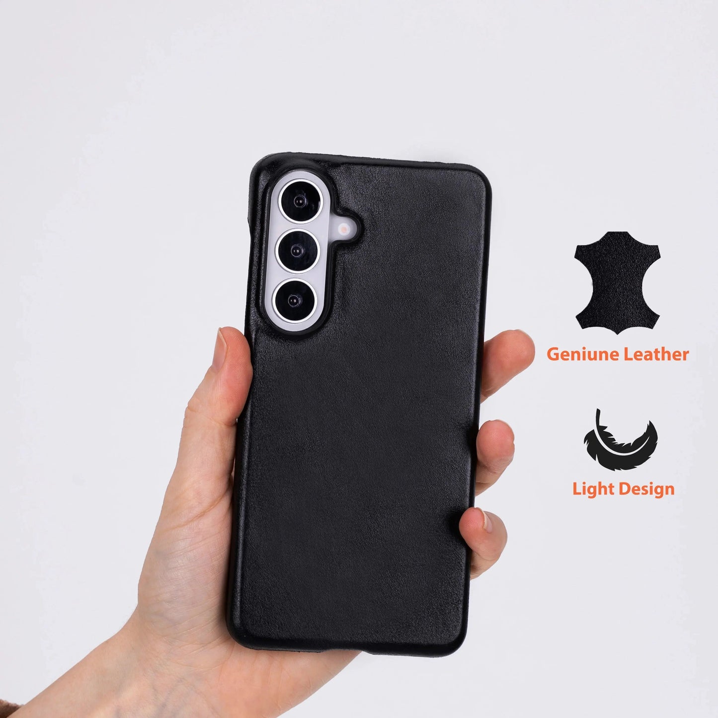 Samsung Galaxy S26 Full-Grain Leather Slim Case MagSafe – Ultimate Jacket Mizuri Leather