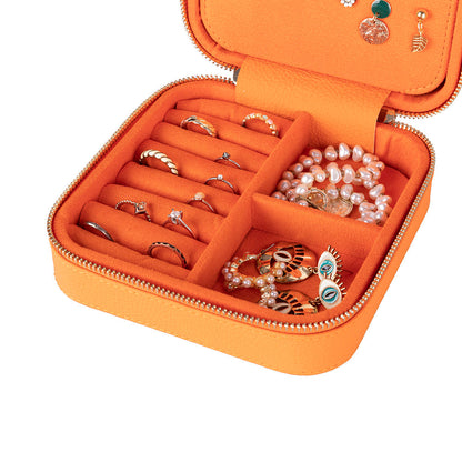 Amanda Leather Jewelry Box, Large Mizuri Leather