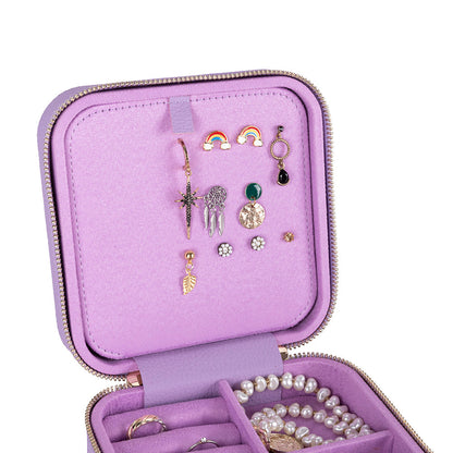 Amanda Leather Jewelry Box, Large Mizuri Leather
