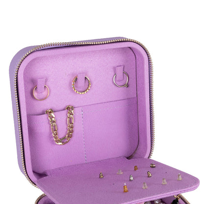 Amanda Leather Jewelry Box, Large Mizuri Leather