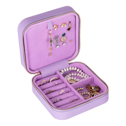 Amanda Leather Jewelry Box, Large Mizuri Leather