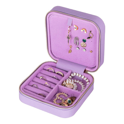 Amanda Leather Jewelry Box, Large Mizuri Leather