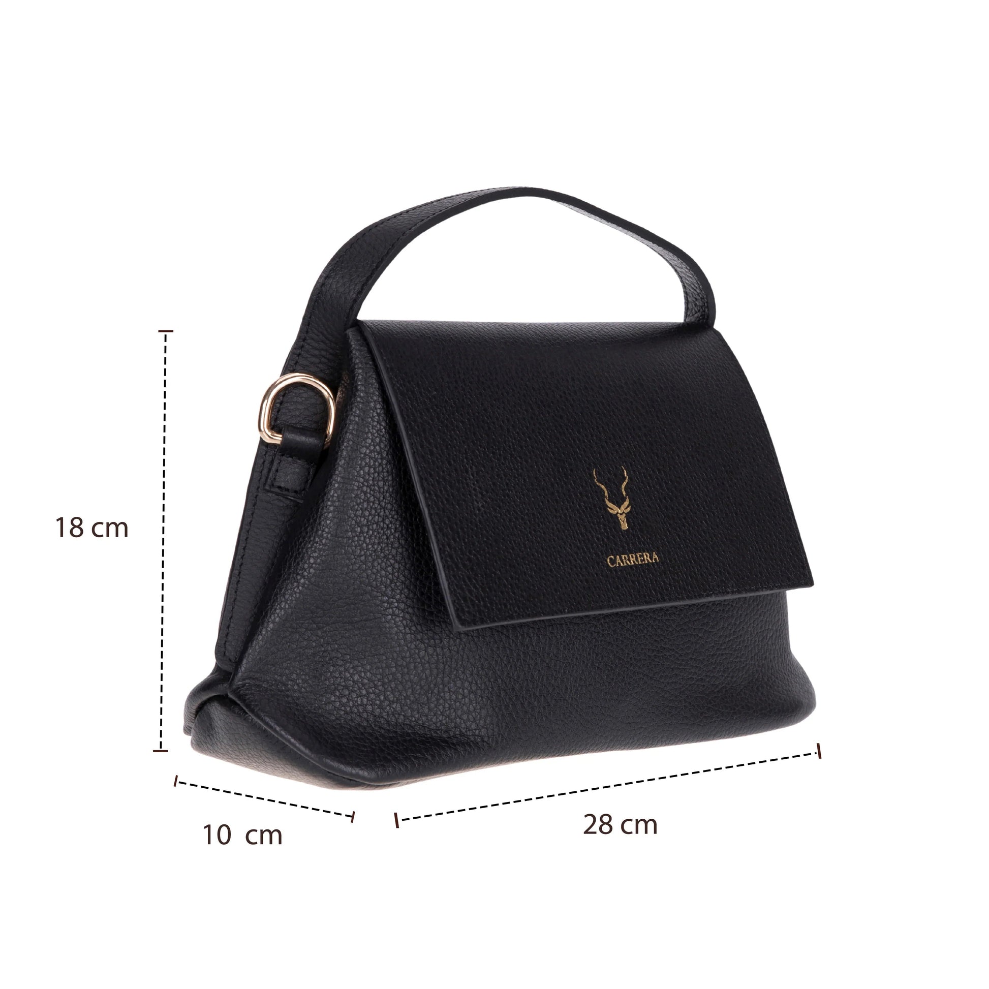 Carrera Arvelia Women’s Leather Bag – Floater Leather Shoulder & Top Handle Bag for Everyday Elegance | Minimal & Handcrafted Mizuri Leather