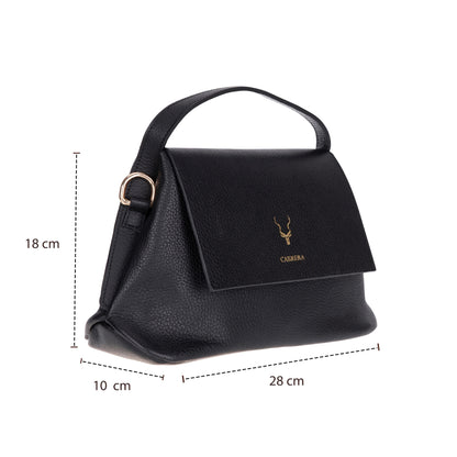 Carrera Arvelia Women’s Leather Bag – Floater Leather Shoulder & Top Handle Bag for Everyday Elegance | Minimal & Handcrafted Mizuri Leather