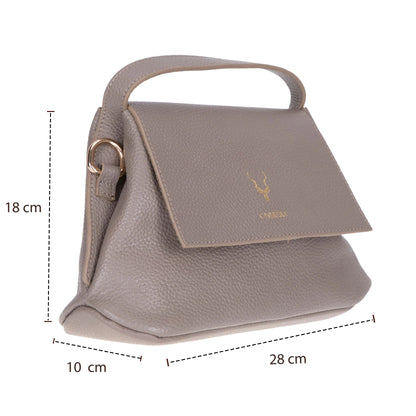 Carrera Arvelia Women’s Leather Bag – Floater Leather Shoulder & Top Handle Bag for Everyday Elegance | Minimal & Handcrafted Mizuri Leather
