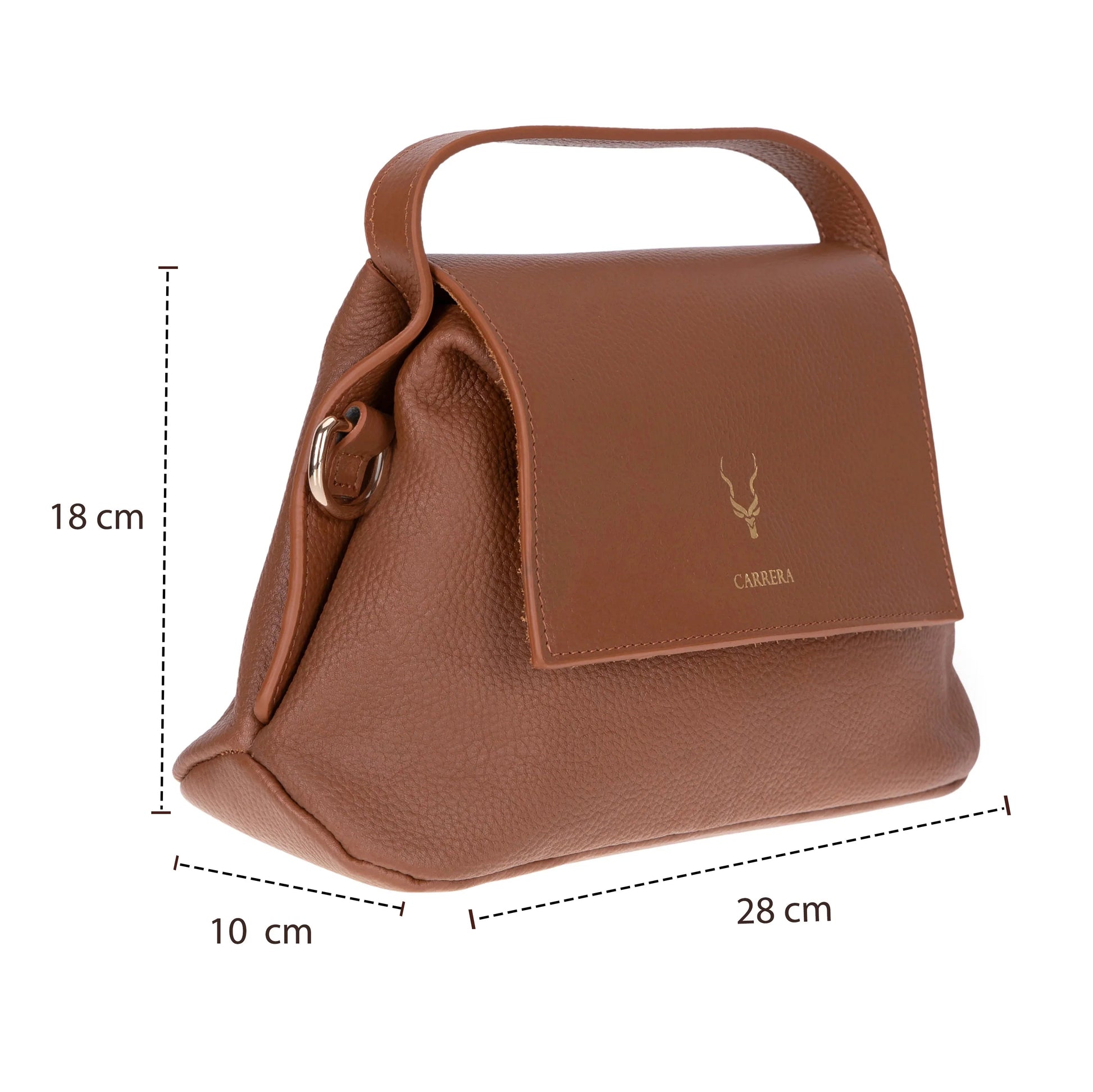 Carrera Arvelia Women’s Leather Bag – Floater Leather Shoulder & Top Handle Bag for Everyday Elegance | Minimal & Handcrafted Mizuri Leather