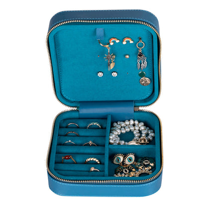 Amanda Leather Jewelry Box, Large Mizuri Leather