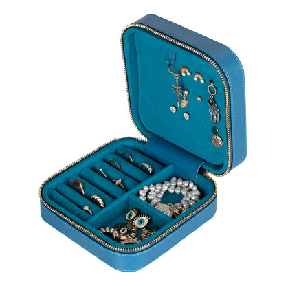 Amanda Leather Jewelry Box, Large Mizuri Leather