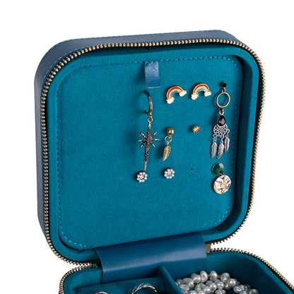 Amanda Leather Jewelry Box, Large Mizuri Leather