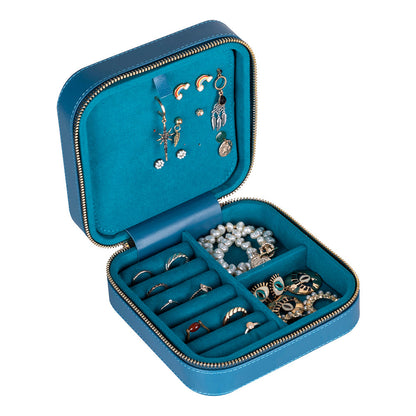 Amanda Leather Jewelry Box, Large Mizuri Leather