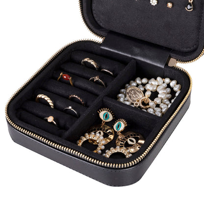 Amanda Leather Jewelry Box, Large Mizuri Leather