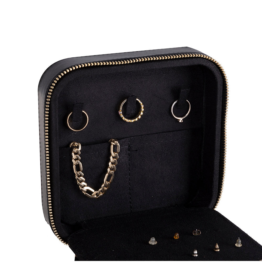Amanda Leather Jewelry Box, Large Mizuri Leather
