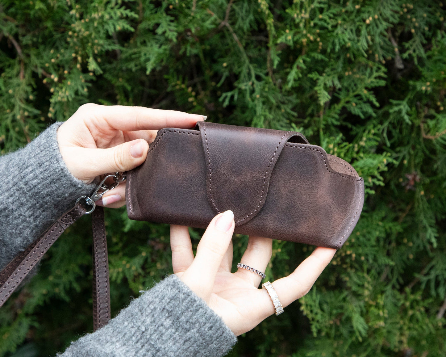Riviera Leather Glasses Case Mizuri Leather