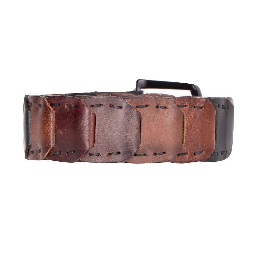 Vista Braided Leather Men's Belt Mizuri Leather
