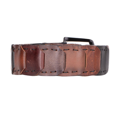 Vista Braided Leather Men's Belt Mizuri Leather
