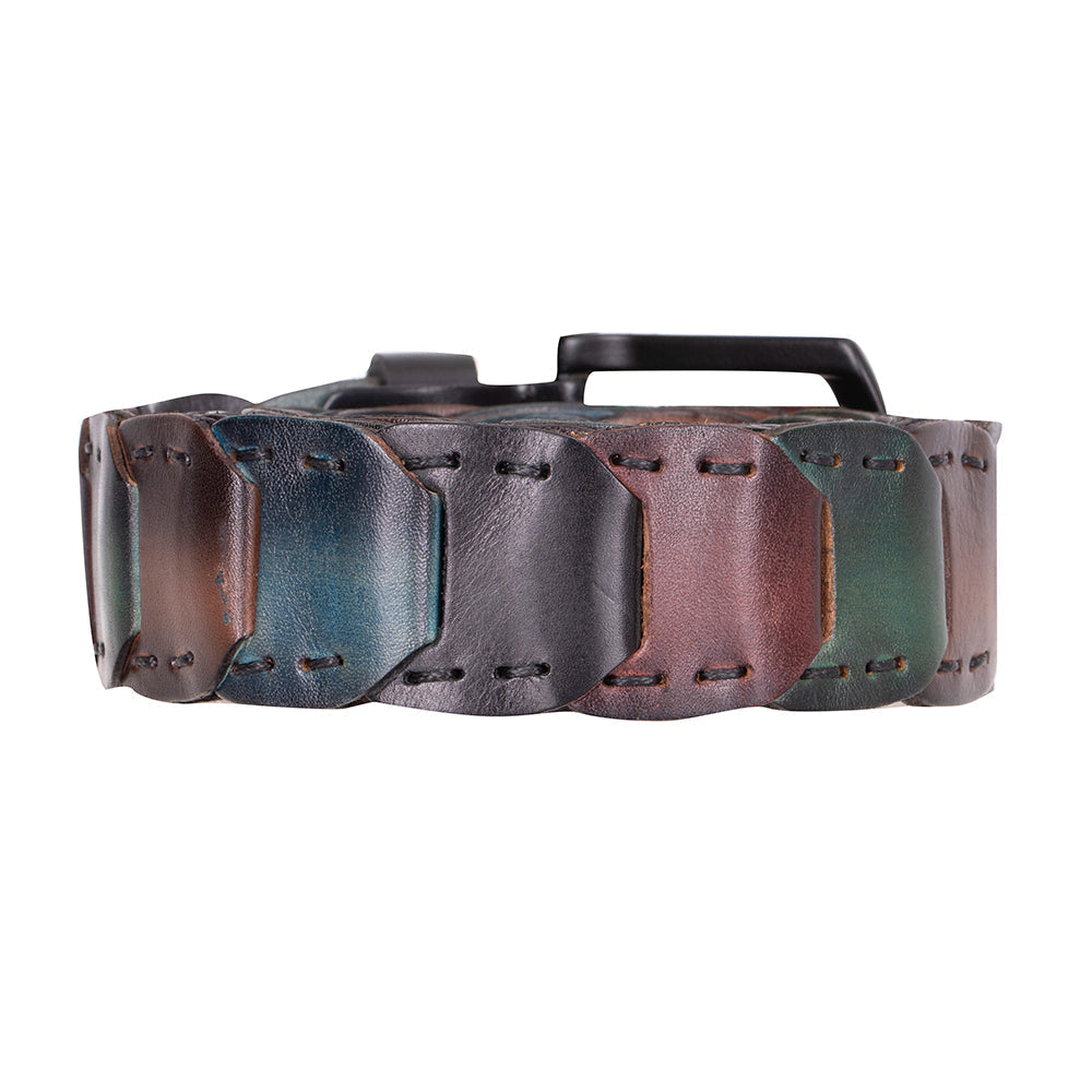 Vista Braided Leather Men's Belt Mizuri Leather