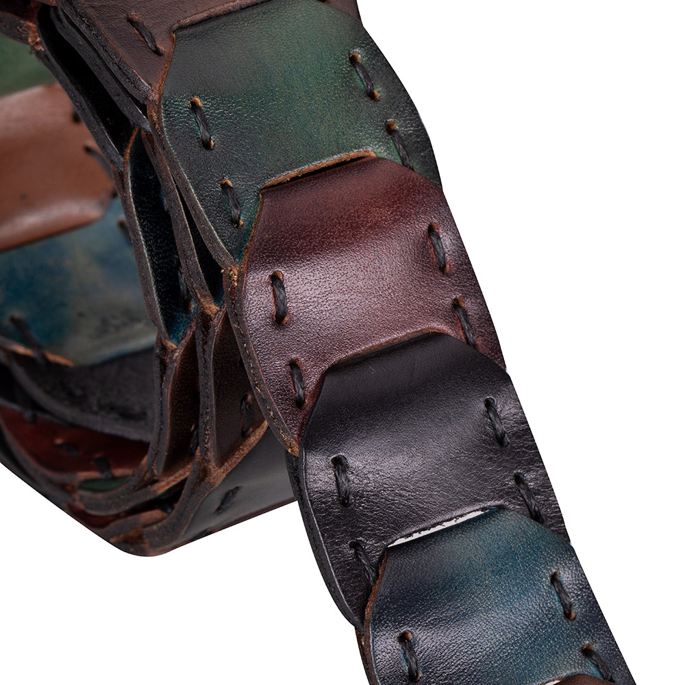 Vista Braided Leather Men's Belt Mizuri Leather