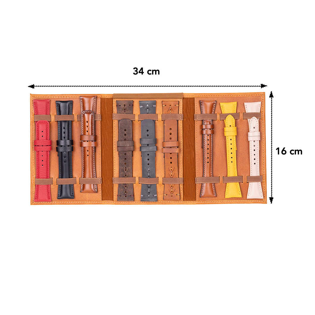 Triple Watch Band Leather Organizer Mizuri Leather