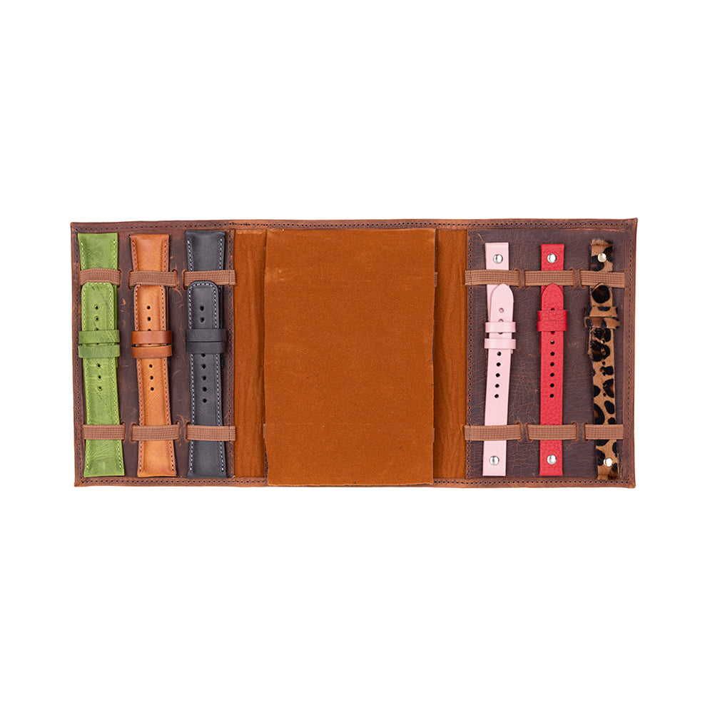 Triple Watch Band Leather Organizer Mizuri Leather