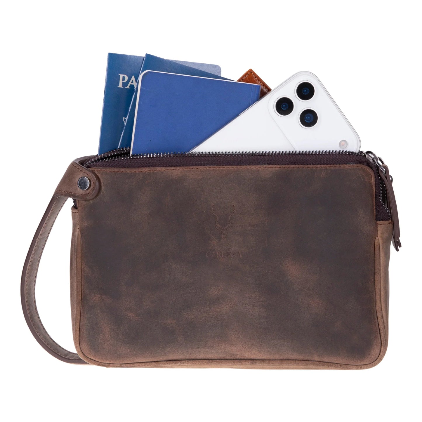 Carrera Valdiero Leather Men's Handbag Mizuri Leather