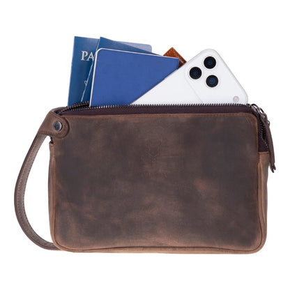 Carrera Valdiero Leather Men's Handbag Mizuri Leather