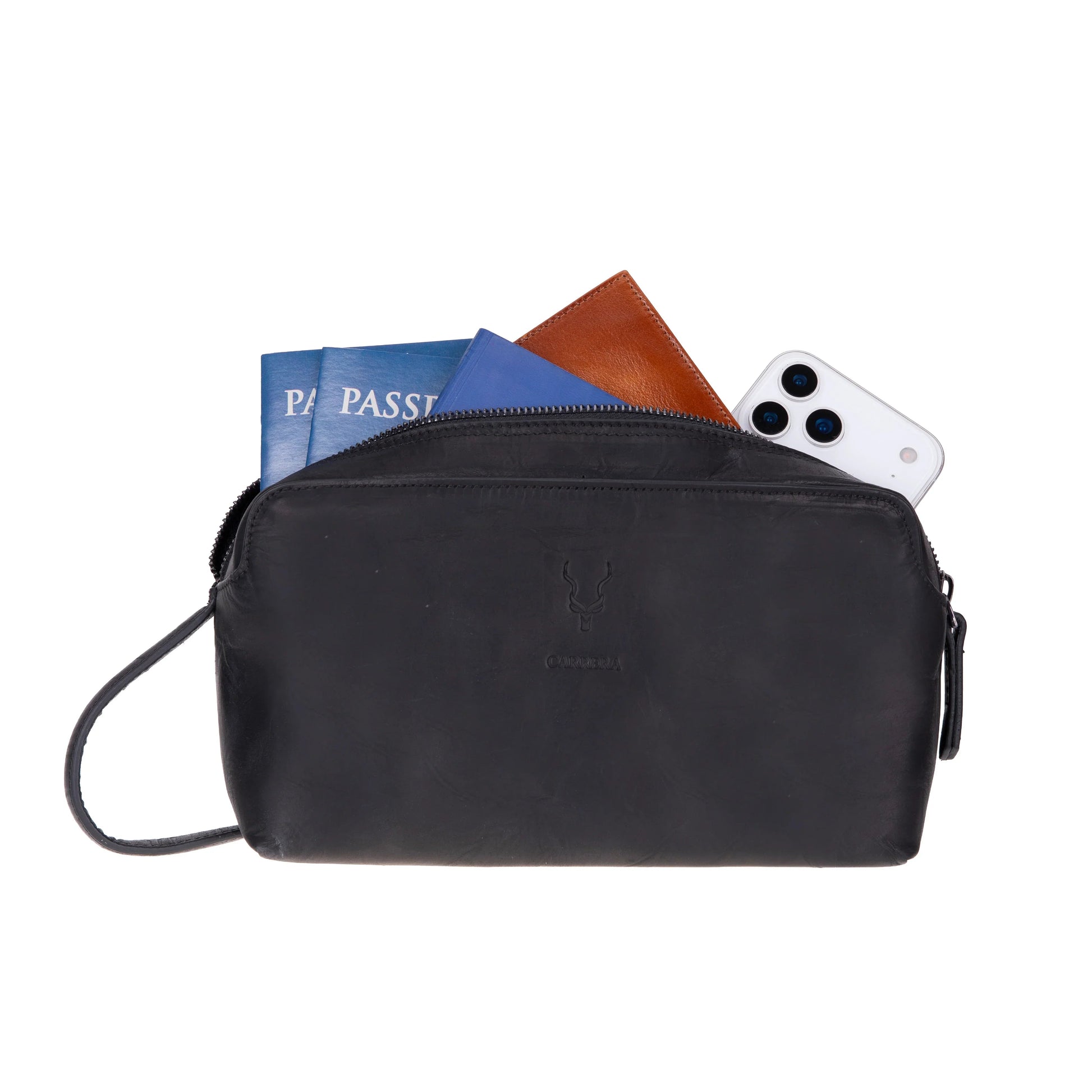 Carrera Montelaro Leather Men's Handbag Mizuri Leather