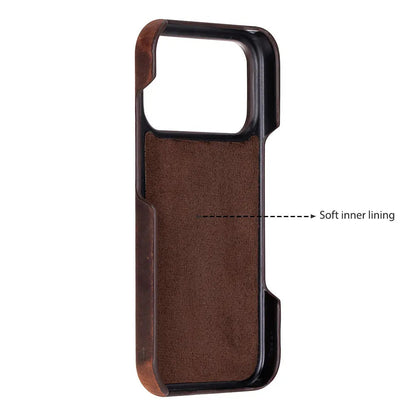 iPhone 17 Pro Full-Grain Leather Slim Case MagSafe – Ultimate Jacket Series Mizuri Leather