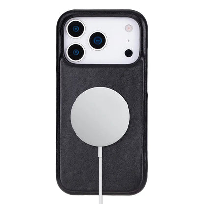 iPhone 17 Pro Full-Grain Leather Slim Case MagSafe – Ultimate Jacket Series Mizuri Leather