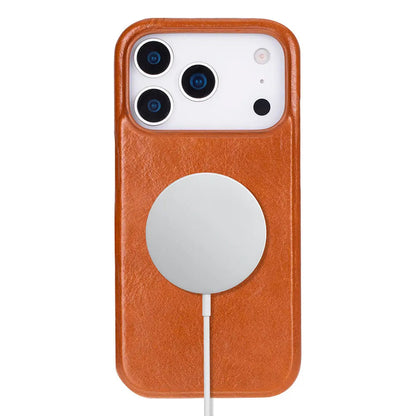 iPhone 17 Pro Full-Grain Leather Slim Case MagSafe – Ultimate Jacket Series Mizuri Leather