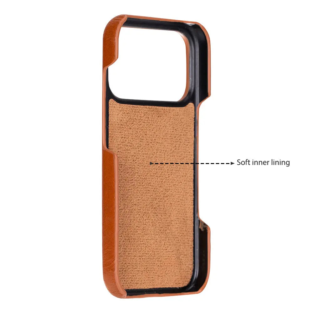 iPhone 17 Pro Full-Grain Leather Slim Case MagSafe – Ultimate Jacket Series Mizuri Leather