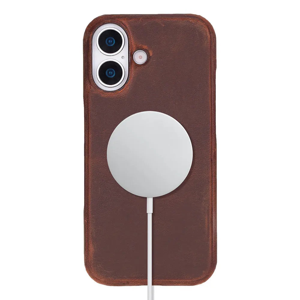 iPhone 17 Full-Grain Leather Slim Case MagSafe – Ultimate Jacket Series Mizuri Leather