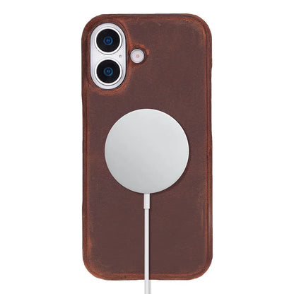 iPhone 17 Full-Grain Leather Slim Case MagSafe – Ultimate Jacket Series Mizuri Leather