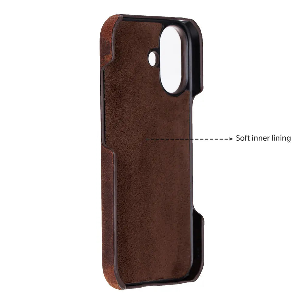 iPhone 17 Full-Grain Leather Slim Case MagSafe – Ultimate Jacket Series Mizuri Leather