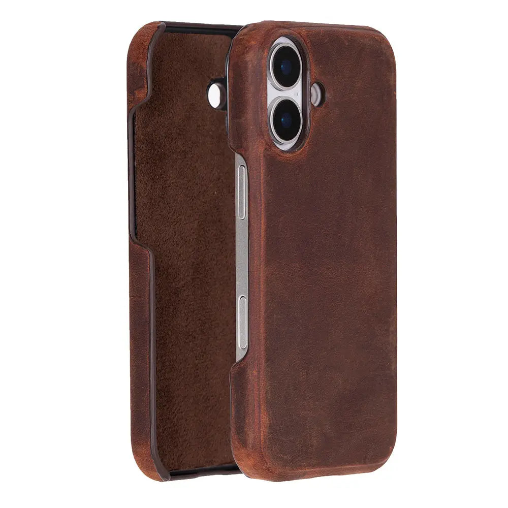 iPhone 17 Full-Grain Leather Slim Case MagSafe – Ultimate Jacket Series Mizuri Leather