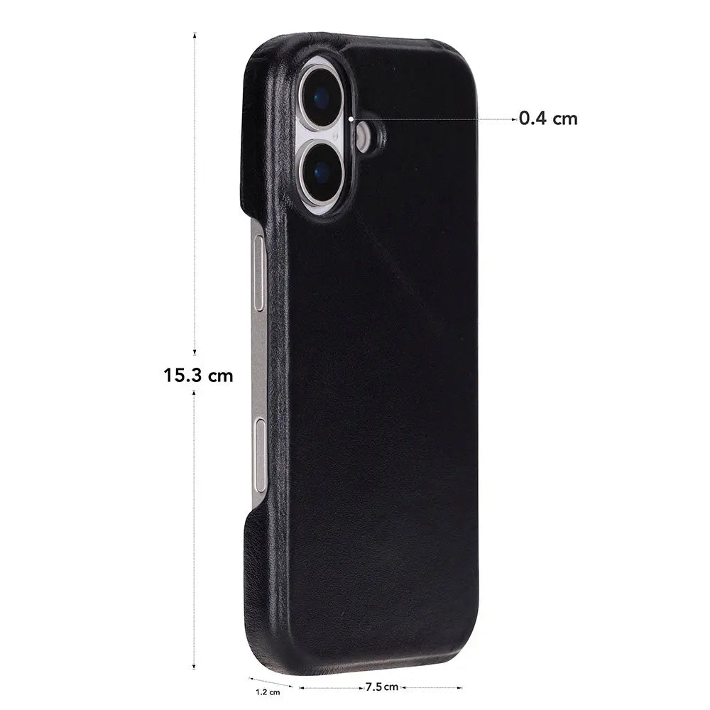 iPhone 17 Full-Grain Leather Slim Case MagSafe – Ultimate Jacket Series Mizuri Leather