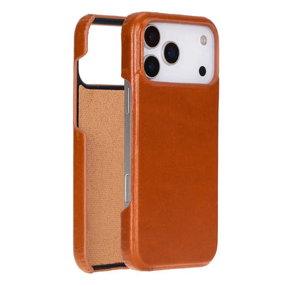 iPhone 17 Pro Max Full-Grain Leather Slim Case MagSafe – Ultimate Jacket Series Mizuri Leather