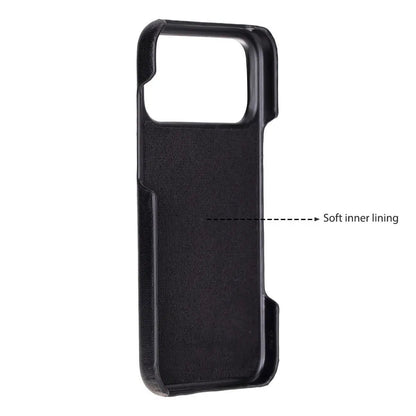 iPhone 17 Pro Max Full-Grain Leather Slim Case MagSafe – Ultimate Jacket Series Mizuri Leather
