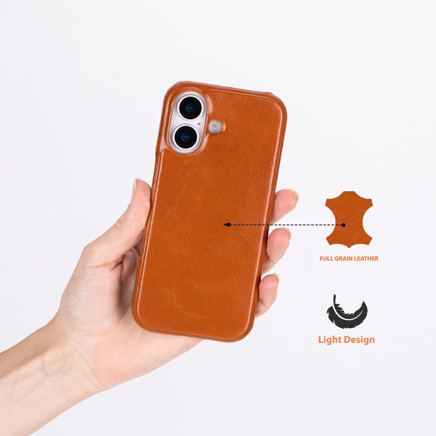iPhone 17 Full-Grain Leather Slim Case MagSafe – Ultimate Jacket Series Mizuri Leather