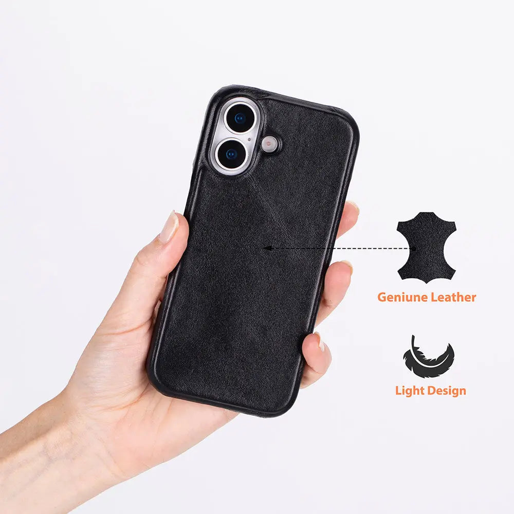 iPhone 17 Full-Grain Leather Slim Case MagSafe – Ultimate Jacket Series Mizuri Leather