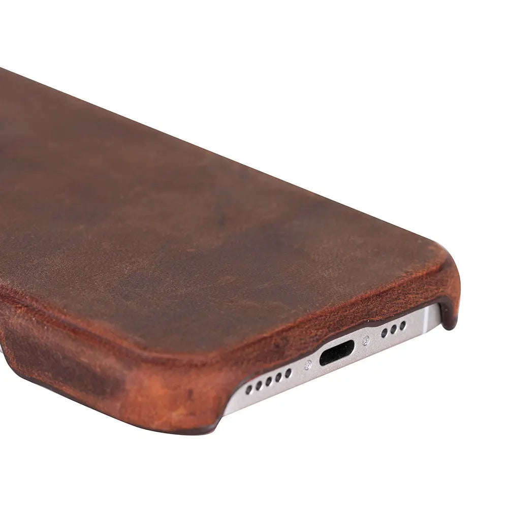 iPhone 17 Pro Full-Grain Leather Slim Case MagSafe – Ultimate Jacket Series Mizuri Leather