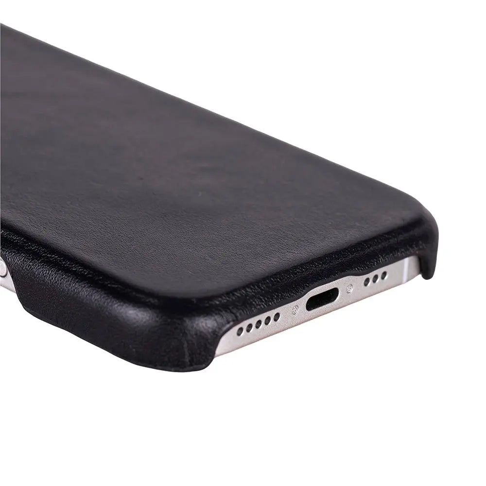 iPhone 17 Pro Full-Grain Leather Slim Case MagSafe – Ultimate Jacket Series Mizuri Leather