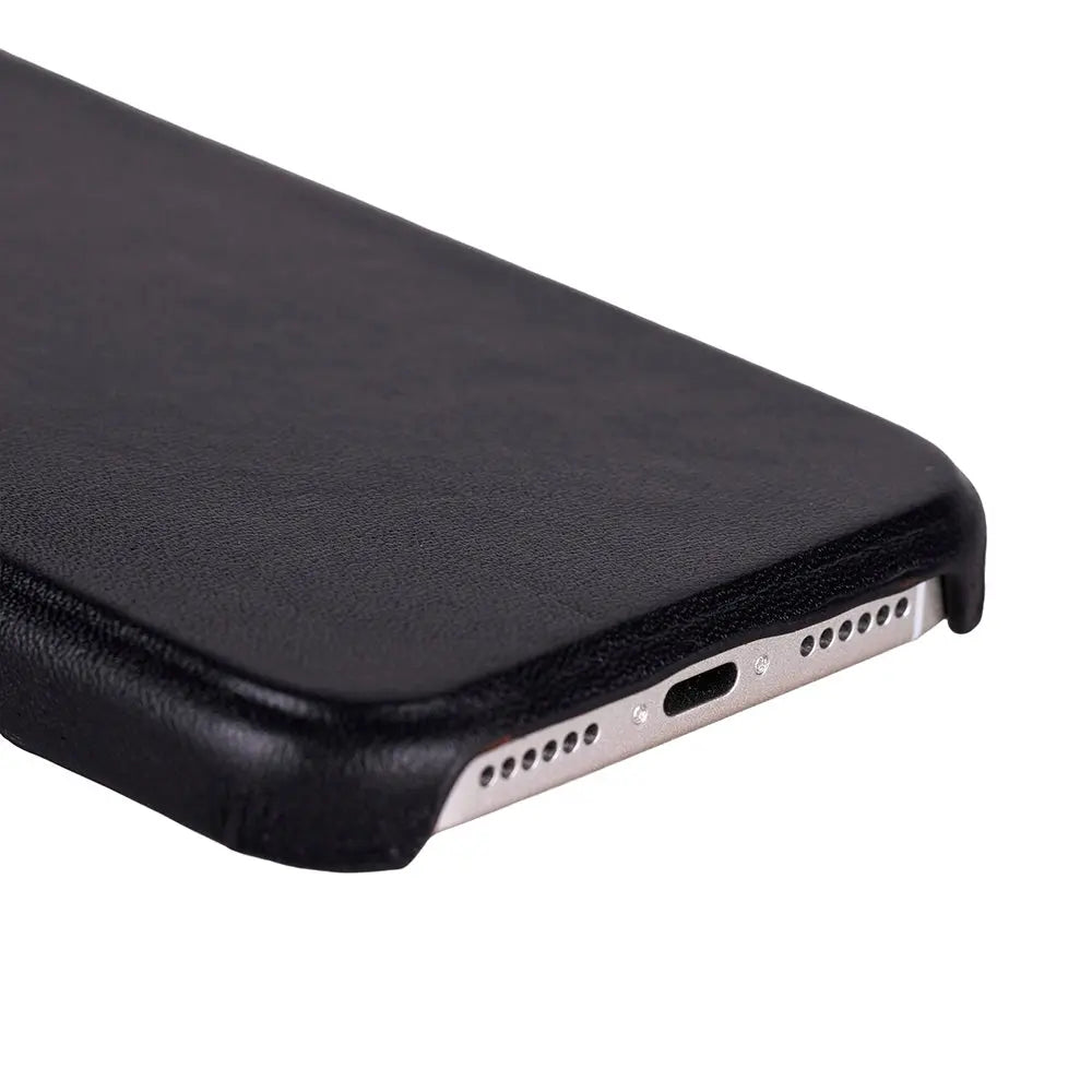 iPhone 17 Pro Max Full-Grain Leather Slim Case MagSafe – Ultimate Jacket Series Mizuri Leather