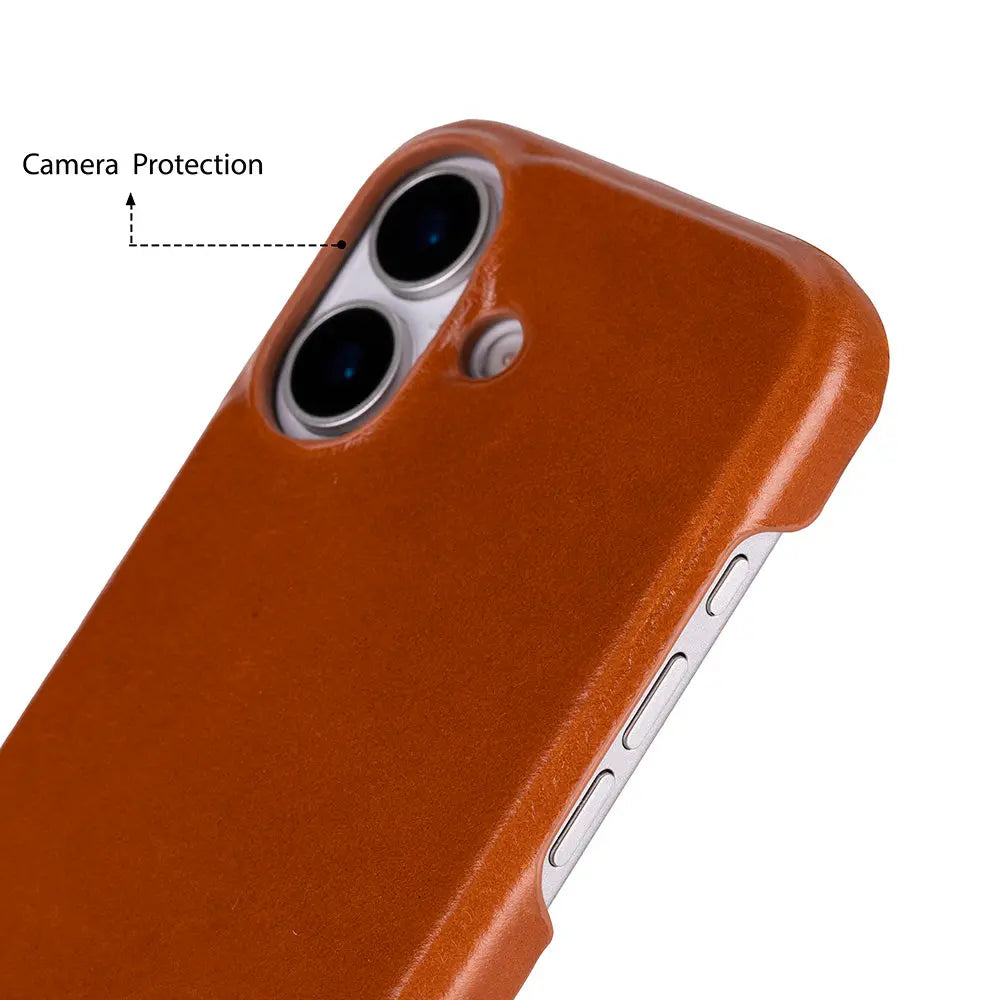 iPhone 17 Full-Grain Leather Slim Case MagSafe – Ultimate Jacket Series Mizuri Leather