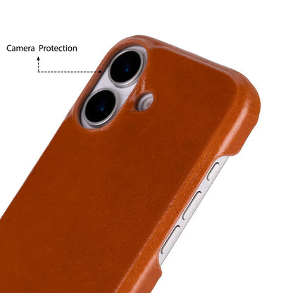 iPhone 17 Full-Grain Leather Slim Case MagSafe – Ultimate Jacket Series Mizuri Leather