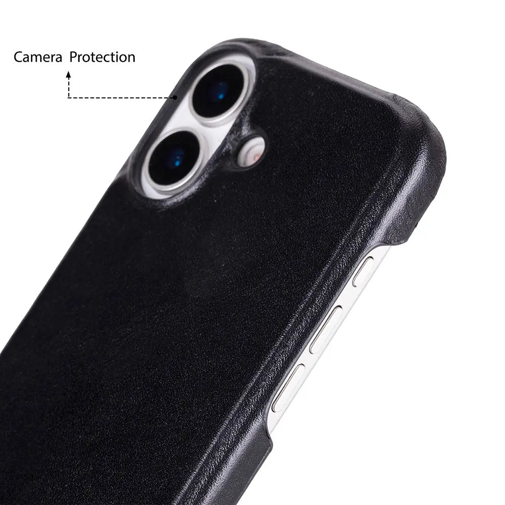 iPhone 17 Full-Grain Leather Slim Case MagSafe – Ultimate Jacket Series Mizuri Leather