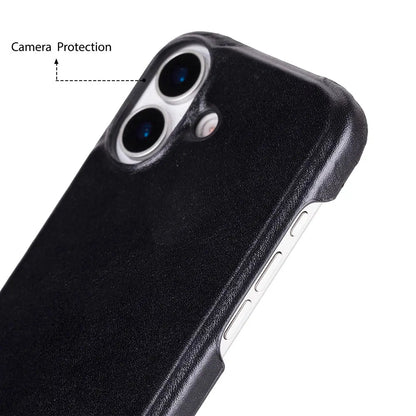 iPhone 17 Full-Grain Leather Slim Case MagSafe – Ultimate Jacket Series Mizuri Leather