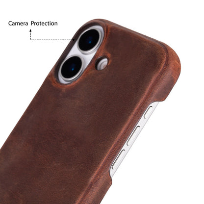 iPhone 17 Full-Grain Leather Slim Case MagSafe – Ultimate Jacket Series Mizuri Leather
