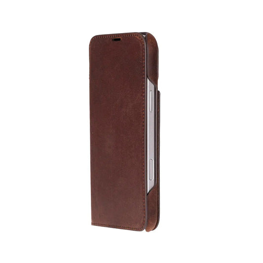 iPhone 17 Genuine Leather Folio Case – Sonat Series Mizuri Leather