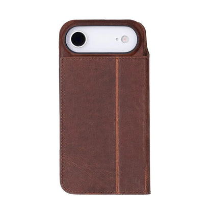 iPhone 17 Air Genuine Leather Folio Case – Sonat Series Mizuri Leather