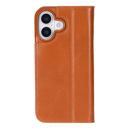 iPhone 17 Genuine Leather Folio Case – Sonat Series Mizuri Leather